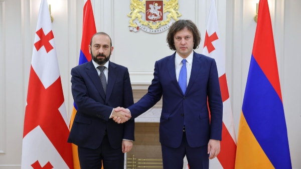 პრემიერ-მინისტრი ირაკლი კობახიძე სომხეთის რესპუბლიკის საგარეო საქმეთა მინისტრს, არარატ მირზოიანს შეხვდა