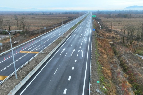ავტობანის ლანჩხუთი-ლესას 4-ზოლიანი 8-კილომეტრიანი მონაკვეთი რამდენიმე დღეში გაიხსნება