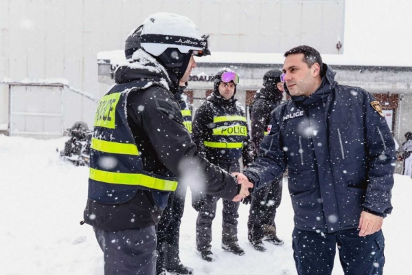 სამთო-სათხილამურო კურორტებზე მოთხილამურე პატრულები შინაგან საქმეთა სამინისტროს სხვადასხვა დანაყოფის თანამშრომლებთან ერთად მუშობას შეუდგნენ