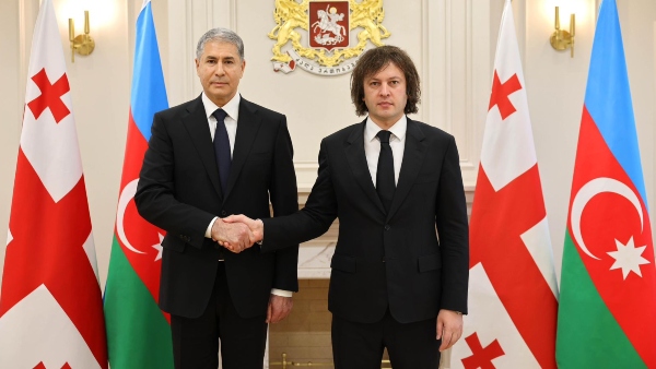 საქართველოს პრემიერ-მინისტრი აზერბაიჯანის შინაგან საქმეთა მინისტრს შეხვდა