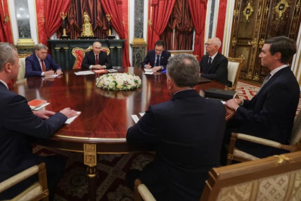 უიტკოფისა და კუშნერის შეხვედრა პუტინთან 3 საათს გაგრძელდა