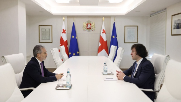 პრემიერ-მინისტრი საქართველოში ისრაელის სახელმწიფოს ელჩს შეხვდა