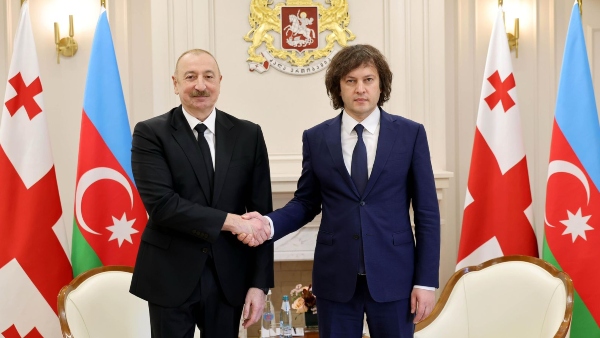 ირაკლი კობახიძე აზერბაიჯანის პრეზიდენტ ილჰამ ალიევს შეხვდა