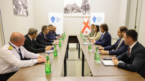 ირაკლი კობახიძე Columbia Group-ის პრეზიდენტს და აღმასრულებელ დირექტორს, ანდრეას ჰაჯიპეტრუს შეხვდა