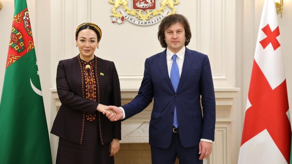 პრემიერ-მინისტრი თურქმენეთის მეჯლისის თავმჯდომარეს შეხვდა