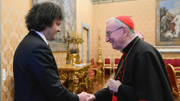 ირაკლი კობახიძე წმინდა საყდრის სახელმწიფო მდივანს, კარდინალ პიეტრო პაროლინის შეხვდა
