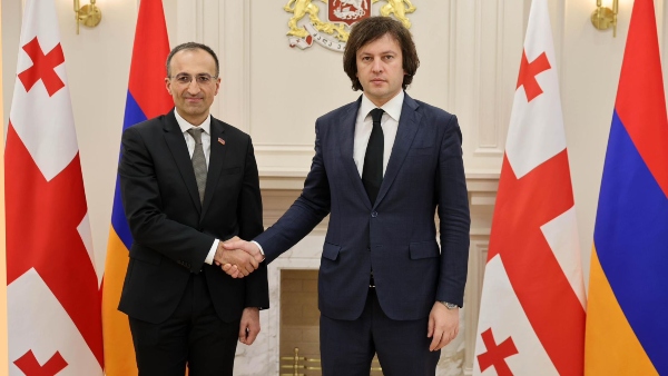 პრემიერ-მინისტრი სომხეთის რესპუბლიკის შრომისა და სოციალური დაცვის მინისტრს შეხვდა