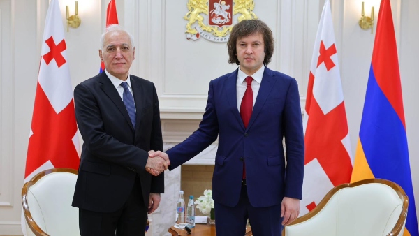 საქართველოს პრემიერ-მინისტრი სომხეთის პრეზიდენტს შეხვდა