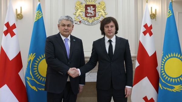 საქართველოს პრემიერ-მინისტრი ყაზახეთის რესპუბლიკის საგარეო საქმეთა მინისტრს შეხვდა