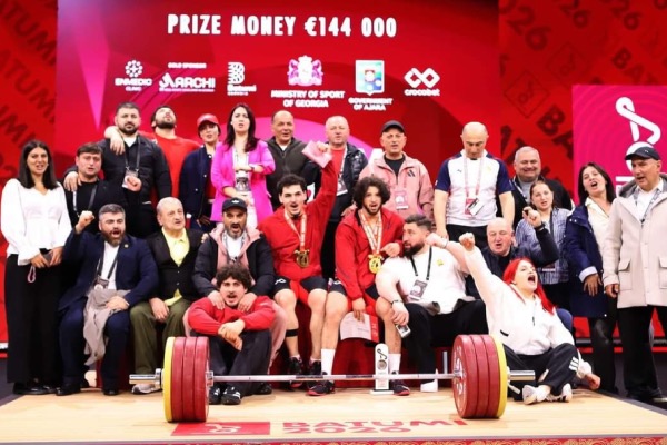 საქართველოს ნაკრებმა ძალოსნობის ევროპის ჩემპიონატზე ასპარეზობა რვა მედლით დაასრულა
